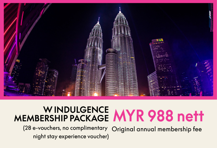 W Indulgence membership package