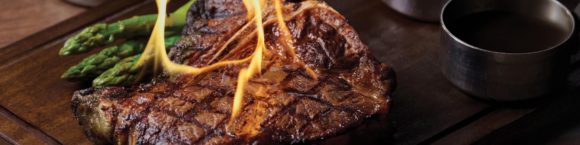 TREAT DAD TO A PREMIUM STEAK FLAMBÉ NIGHT 