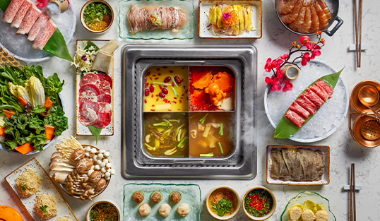 Gather for our 20% off hot pot buffet 
