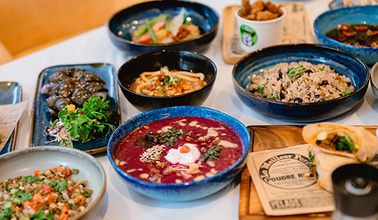 Vegan/Vegetarian Buffet Brunch บุฟเฟต์บรั้นช์วีแกนและมังสวิรัติ