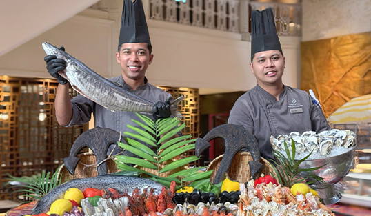 Enjoy 35% off Fishmonger seafood buffet 