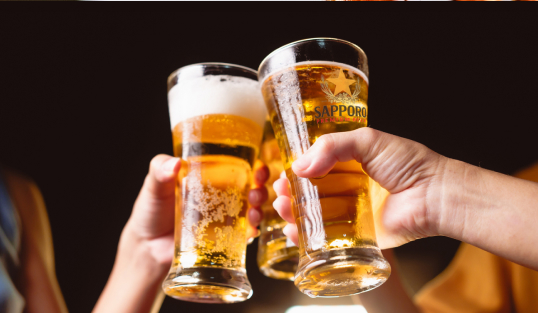 30% off Sapporo beer 